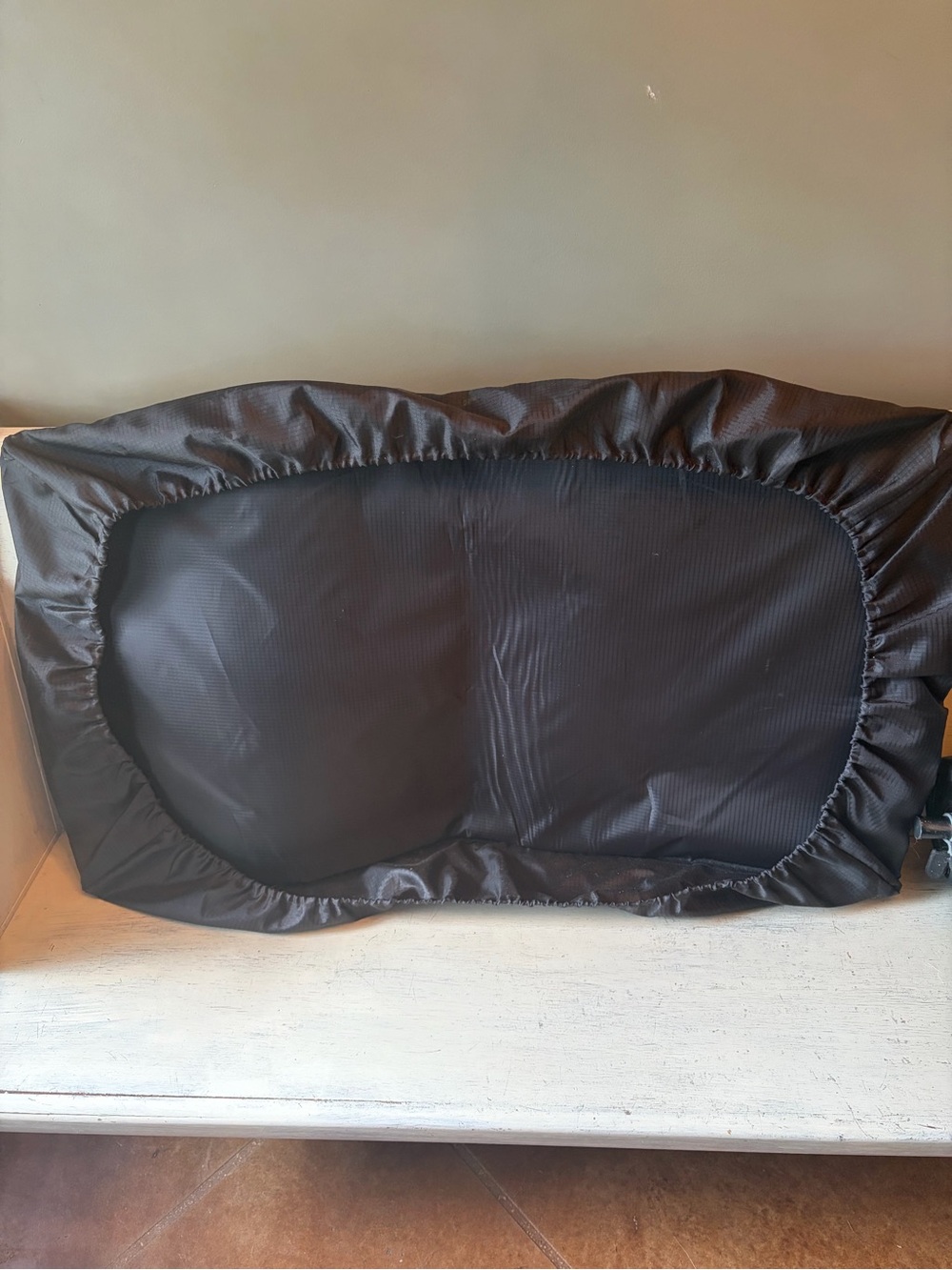 Black Elastic-Fit Protective Cover-padded.